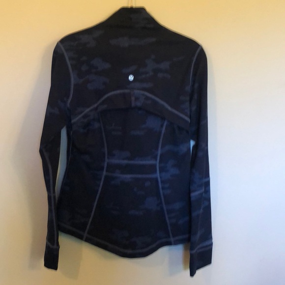 lululemon define jacket blue linen